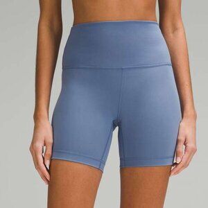 NWT Lululemon Wunder Train High-Rise Short 6" - 2 Oasis Blue
